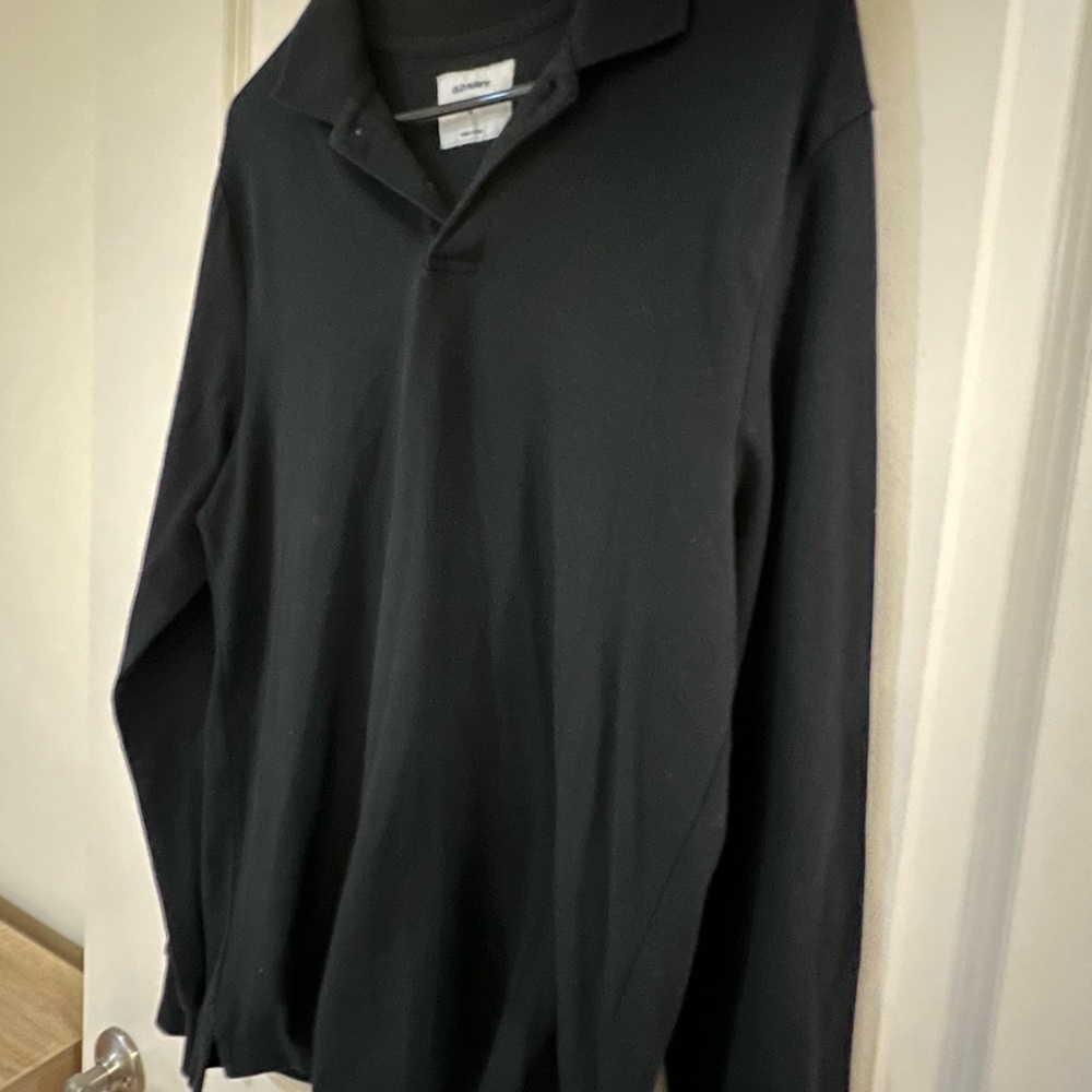 Old Navy Men's Black Polo Shirt